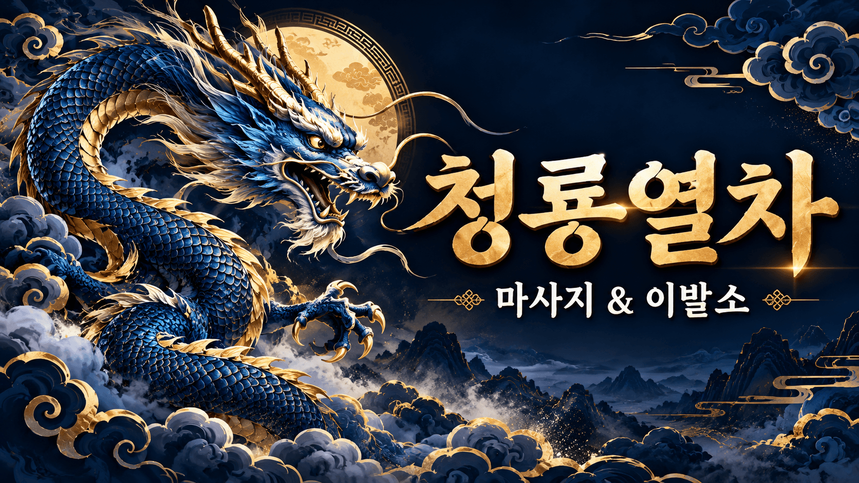 다낭 청룡열차 마사지 이발소